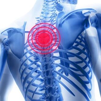 chest pain with chest osteochondrosis