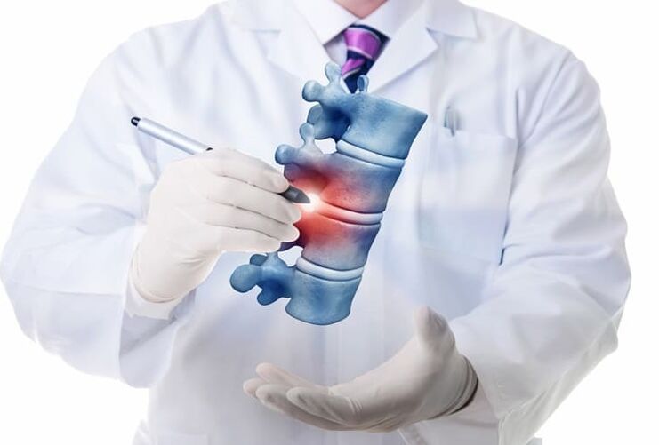 spine injury in thoracic osteochondrosis